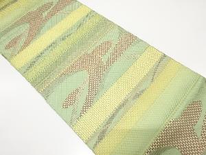 抽象模様織り出し　名古屋帯